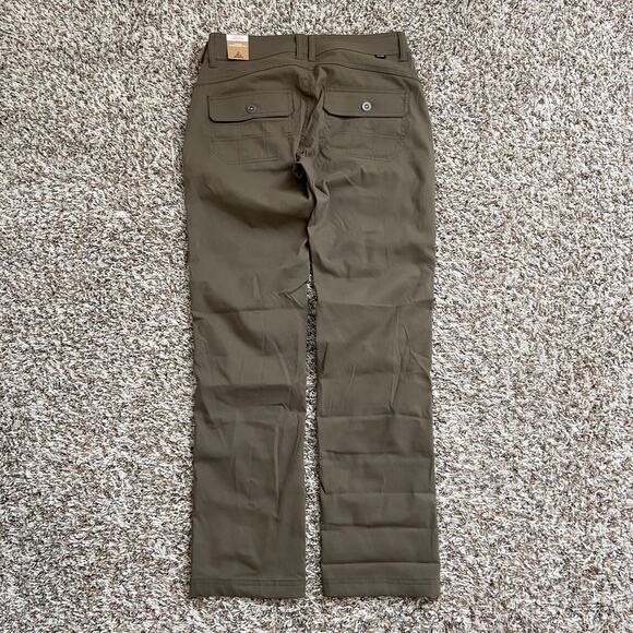 Prana Halle Straight Pant Womens 6 Reg Slate Green Standard Fit Low Rise Stretch - Picture 6 of 13